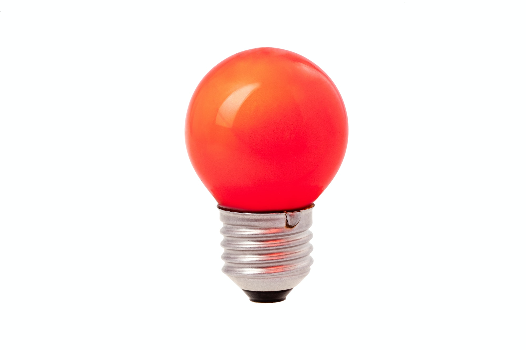 Red light bulb